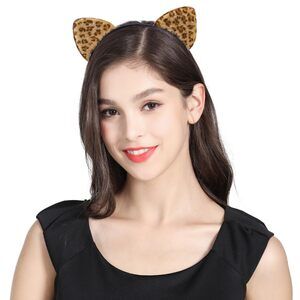 1373 Leopard Ears Headband, Cat Ears Headband, Hair